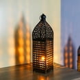 thumbnail image 4 of Functional Wrought Iron Lantern Candle Holder Enhancing Home Aesthetics, 4 of 10