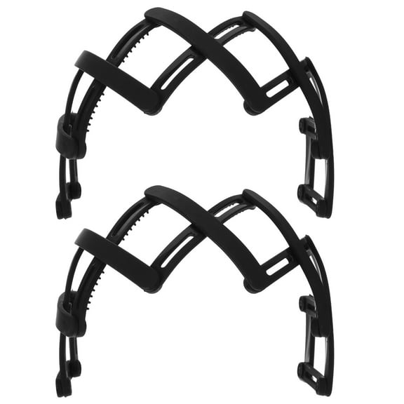 STOBOK 2Pcs Practical Black Plastic Headband with Teeth Hairband for Birthday Wedding Party