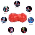 thumbnail image 3 of Balle de massage à picots en PVC, pour le dos, les pieds et les muscles (rouge), 3 of 4