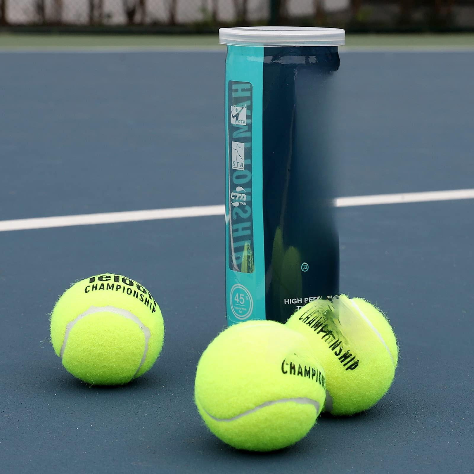 Championship Tennis Balls - Extra Duty Regular Felt Pressurized