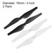 thumbnail image 2 of Hélices RC CW CCW 76mm para DJI para RYZE para dron Tello Blanco Negro 2 pares, 2 of 4