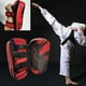 thumbnail image 5 of Manoplas de boxeo Leipupa, guantes de enfoque curvos, escudo de cuero para entrenamiento de patadas y golpes rojo, 5 of 9