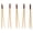 Brown Wire, variant on BambooMN - Bamboo Trident Picks - Silver Wire - for Catered Events, Holidays, Restaurants or Party Supplies - 3.5" - 100 Pieces