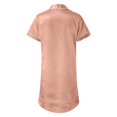 thumbnail image 5 of GHSOHS Robes for Women Nightdress Womens Night Gowns for Sleeping Women Sleepwear Satin Nightgown Mini Slip Chemise Short Nightwear Homewear for Women Sleepshirt Robe Pajamas, 5 of 5
