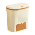thumbnail image 3 of Wall Mounted Trash Can under $5! Xqxayjr Wall Mounted Trash Can, Kitchen Cabinet Hanging Garbage Bin, Bathroom Toilet Waste Bin with Lid, Under Sink Storage Bin, Small Space Saving Waste Container, 3 of 9