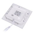 thumbnail image 3 of Miangastore AC 90-265V 6W 480LM 3000-3500K 30-LED Square Ceiling Light Panel Lamp (Warm White), 3 of 8