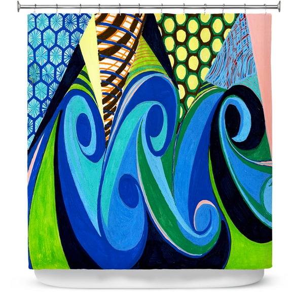 Shower Curtains 70" x 93" from DiaNoche Designs by Lorien Suarez - Water Series 4