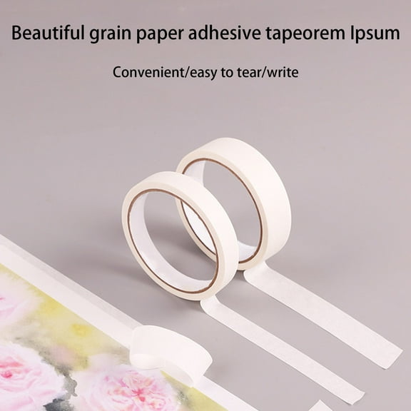 Masking Tape under $5! Bzdzmqm Masking Tape 0.7x32.8 Feet, General Purpose Painting Adhesive Tape, Office Study Stationery Arts Supplies, Multi Surface Removable Tape