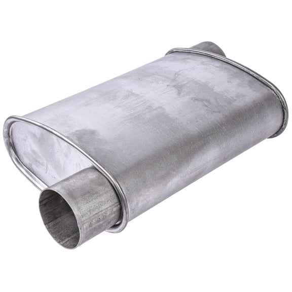 JEGS Turbo Muffler [3 in.] Offset/Offset - Reversible