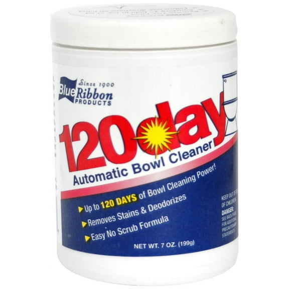 Blue Ribbon 3001 120 Day Toilet Bowl Cleaner, 7 Ounce, 7 oz