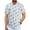 White, variant on GENTS BLISS Short Sleeve Men Hawaiian Shirts Floral Print Button Down Shirts for Men Casual Beach Shirts