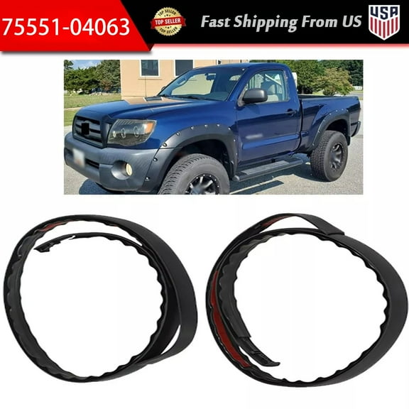 Fit For Toyota Tacoma 2005-2015 Double Cab Roof Drip Molding Rubber 75551-04063