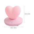 thumbnail image 5 of Bonita luz de noche LED para escritorio, lámpara táctil con forma de corazón, lámpara de noche para guardería, luz con forma de corazón, corazón rosa, 5 of 5