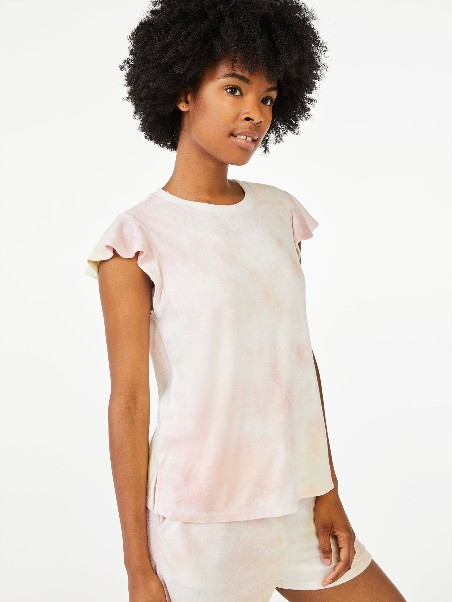 Scoop Women's Flutter Sleeve Top