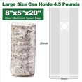 thumbnail image 4 of Bolsas de Cultivo de Hongos, Paquete de 100 Bolsas de Polipropileno para Generación de Hongos de 8 X 5 X 20 Pulgadas con Transpirable para Sustratos de Desgarro Fuerte, 4 of 7