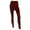 Burgundy, variant on LAVRA Fleece Lined Women's Leggings| Soft Stretchy Thermal Full Length Fleece Lined Tights & Winter Leggings For Women | Plus Size Leggings & Warm Tight Pants