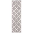thumbnail image 4 of Parma Lyssa Geometric Shag Area Rug by Chateau Lyon, Grey/Cream, 6'7" x 6'7" Square, 4 of 11