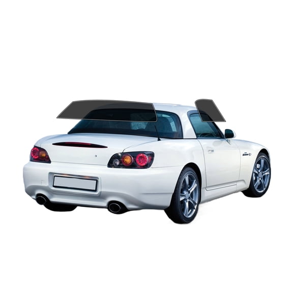 Haiy Co - PreCut 2Ply 25% Window Tint Film Kit For 2000-2009 Honda S2000 -Side+Rear Window
