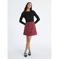 thumbnail image 2 of Time and Tru Women's Tweed Mini Skirt, Sizes XS-XXXL, 2 of 5
