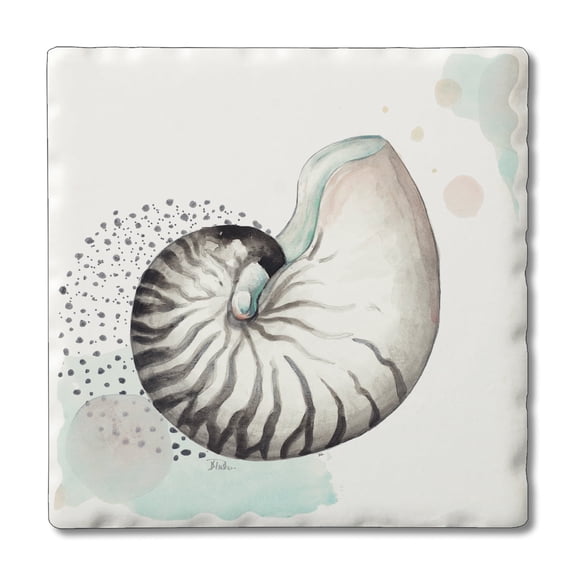 Thirstystone Nautilus Single Tumbled Tile Coaster Create Your Own Collection