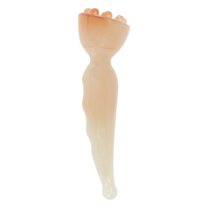 Unique Bargains 1 Pc Muscle-poking Stick Scalp Massager Reusable Skincare and Massaging Tool Beige Coffee Color