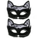 thumbnail image 1 of 2pcs Halloween Lace Cat Mascarillas de cara Mascarada Máscaras de lujo Máscaras venecianas, 1 of 4
