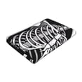 thumbnail image 3 of Sikiie Vintage Black white Plant skull Beach Towel for Women Men, Pool Bath Beach Camping Beach Towel Adult Blanket for Travel Swim 27.5"x 55", 3 of 6
