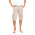 thumbnail image 1 of Men’s Classic Fit Flat Front 100% Cotton Twill Cargo Shorts, 1 of 6