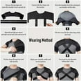 thumbnail image 6 of Sportteer Shoulder Brace with Adjustable Hook Straps 1 Set Adjustable Shoulder Brace Men Women Torn Rotator Joint Cuff Pain Relief Compression Sleeve Wrap Recovery Shoulder Shoulder Pain Relief Strap, 6 of 9