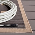 thumbnail image 5 of SAFAVIEH Courtyard Jaylee Geometric Indoor/Outdoor Area Rug, Anthracite/Beige, 5'3" x 7'7", 5 of 12