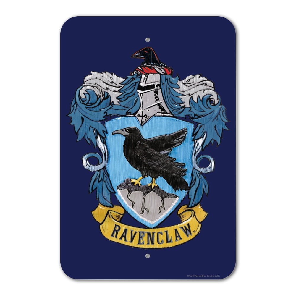 Harry Potter Ravenclaw Painted Crest Home Business Office Sign ...