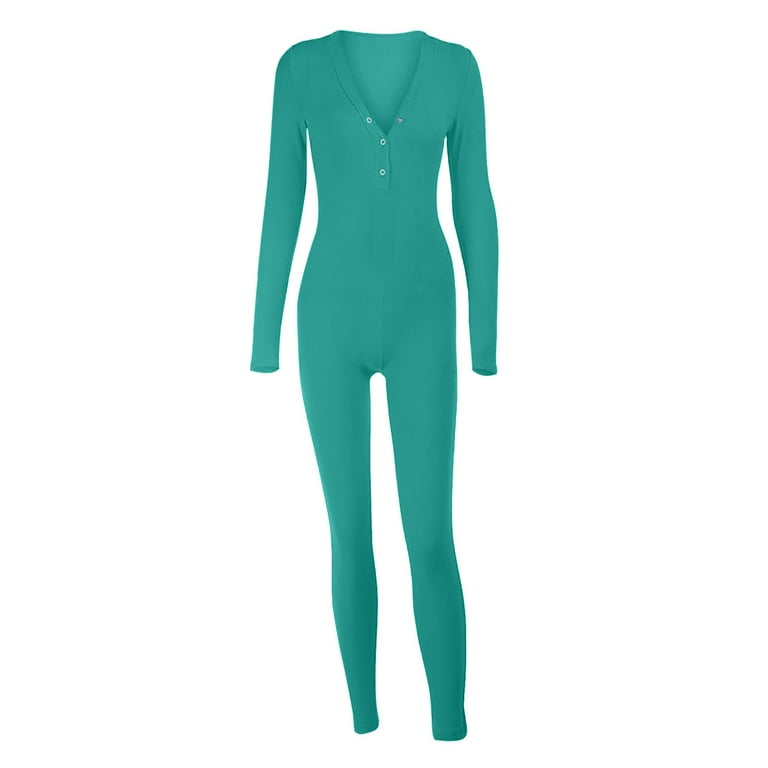 skpabo Women s Sexy Drop Seat Pajamas Jumpsuit Butt Flap Pajamas