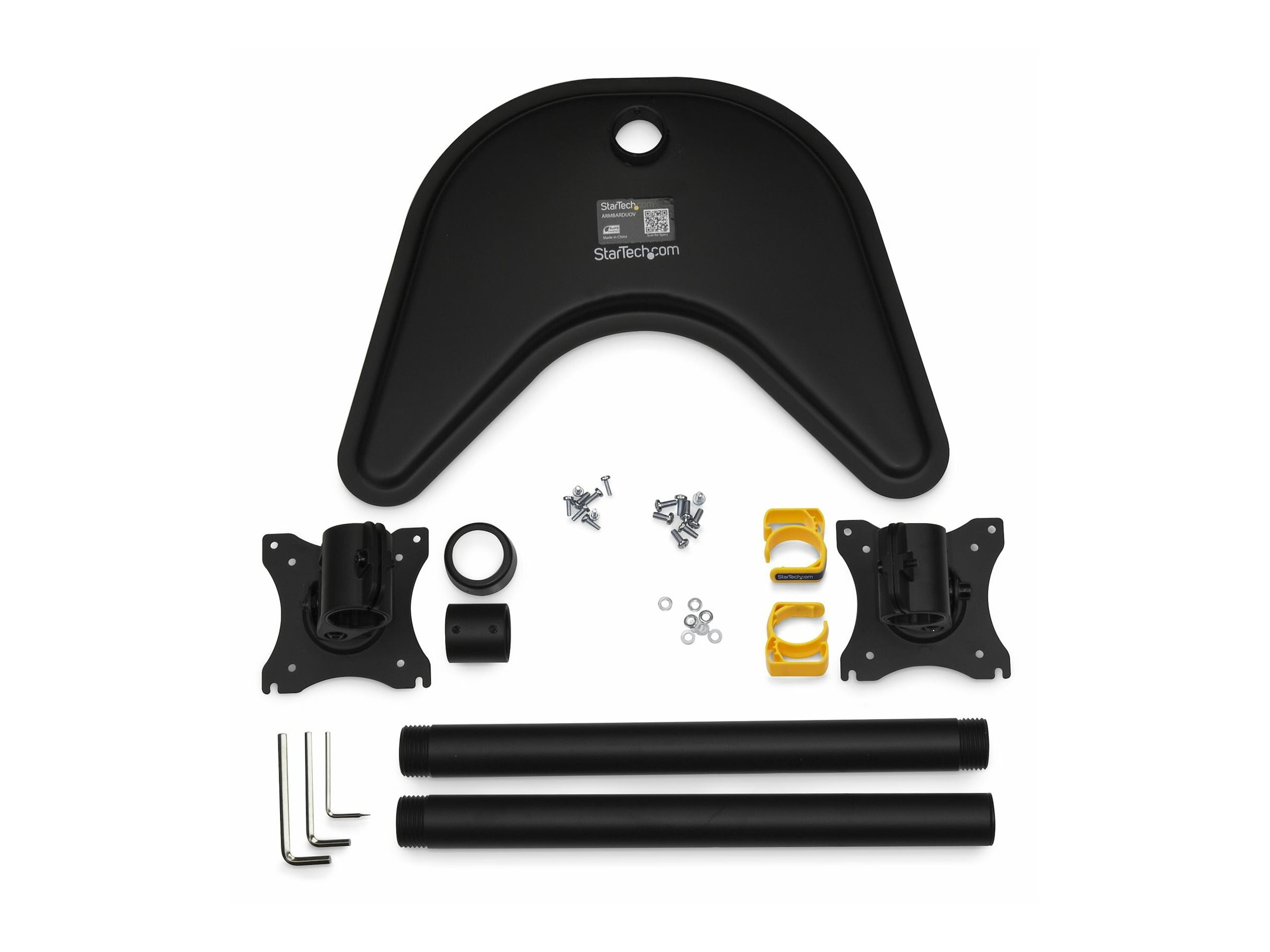Startech ARMBARDUOV Dual-Monitor Stand - Vertical