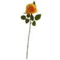thumbnail image 4 of 22" Autumn Hydrangea/Pumpkin and Sunflower Artificial Fall Wreath in Orange, 4 of 4