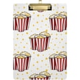 thumbnail image 2 of FMSHPON Popcorn Cartoon Fun Clipboard Hardboard Wood Nursing Clip Board and Pull for Standard A4 Letter 13x9 inches, 2 of 5