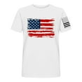 thumbnail image 4 of CFLVAEK American Flag Shirts Men Big and Tall 4th of July Tshirts Casual Short Sleeve Summer T Shirts Loose Crewneck Independence Day Patriotic Tops XXL, 4 of 6