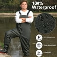 thumbnail image 2 of Chest Waders with Boots for Men&Women Waterproof Fishing Hunting Waders PVC Waterproof Waders for Fly Fishing US-M10/W12, 2 of 5
