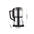 thumbnail image 2 of Electric Coffee Grinder with Robust Stainless Steel Blades, High-Capacity Automatic Bean Grinder with Ergonomic Handle, Resilient Spice & Nut Grinder for Home & Travel, US Plug, Large, 2 of 10