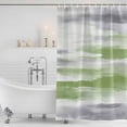 thumbnail image 4 of Sage Green Gray Waterproof Fabric Shower Curtain,Neutral Abstract White Ombre Texture Waterproof Fabric Shower Curtain for Bathroom Curtains Bathtubs Shower Curtains with 12 Hooks Standard 72x72, 4 of 8