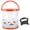 Orange, variant on Agiufgs Foldable Fishing Bucket 11 X 9.8 in Eva, High Transparency and Watertight, for Live Bait Storage and Catch Keeping, Blue