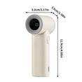 thumbnail image 2 of Fan Handheld Portable Handheld Turbo Fan Mini Handheld Fan Portable Fan for Travel Small Fan Handheld Fan Mini Handheld Turbo High Speed Small Fan USB Charged Iced Hanging Fan Portable Bladeless Fan, 2 of 5
