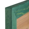 thumbnail image 4 of Rustic Wooden Picture Frame 11x14 - 100% Natural Solid Eco Distressed Wood for Wall Mounting Photo Frame - Green, 4 of 5