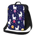 thumbnail image 1 of Disketp Lama in Space Bolsa Térmica Estampada para Almuerzo, Lonchera para Hombres y Mujeres Adultos, 1 of 7