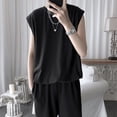 thumbnail image 2 of Sngxgn Men's Classic Basic Sports Gym Running Tank Top Casual T Shirts(Black,S), 2 of 9