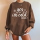 thumbnail image 1 of ICHUANYI Clearance Women's Fashion Sweatshirts Long Sleeved English Printed Pullover Fall Crewneck Sweatshirt(Coffee, XXL) ICHUANYI WER2023081514214, 1 of 5