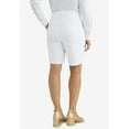 thumbnail image 2 of Jessica London Women's Plus Size Tailored Linen Short, 2 of 2