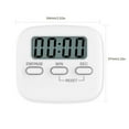 thumbnail image 2 of Timer, Portable Digital Kitchen Timer Magnetic Cooking Countdown Alarm with LCD Screen Stand for Study Sports Cooking Gaming Office, 2 of 8