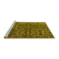 thumbnail image 2 of Ahgly Company Machine Washable Indoor Rectangle Abstract Yellow Modern Area Rugs, 3' x 5', 2 of 4