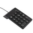 thumbnail image 2 of axGear USB Numeric Keypad Number Keyboard Pad Wired Plam Size 18 Keys Black, 2 of 6