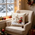 thumbnail image 4 of Talqzovs Christmas Throw Pillows 18x18 , Pillow Cushions for Patio Winter Decorative Throw Pillows for Holiday Birthday Gift, 4 of 6